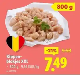 Lidl Kippen blokjes XXL aanbieding