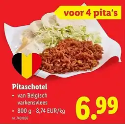 Lidl Pitaschotel aanbieding