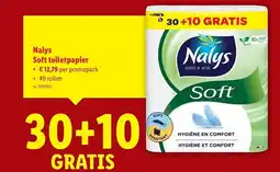 Lidl Nalys soft toiletpapier aanbieding