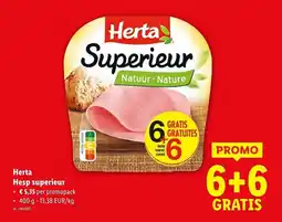 Lidl Herta Superieur aanbieding