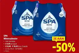 Lidl SPA Mineraalwater aanbieding