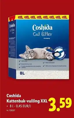 Lidl Coshida Kattenbak-vulling XXL aanbieding