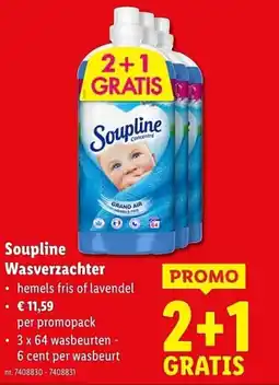 Lidl Soupline Wasverzachter aanbieding