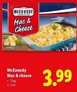 Lidl McEnnedy Mac & cheese aanbieding