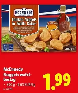 Lidl McEnnedy Nuggets wafel- beslag aanbieding