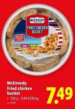 Lidl McEnnedy Fried chicken bucket aanbieding