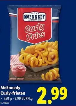 Lidl McEnnedy Curly-frieten aanbieding