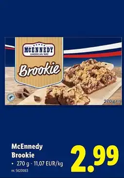Lidl McEnnedy Brookie aanbieding
