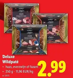 Lidl Deluxe Wildpaté aanbieding