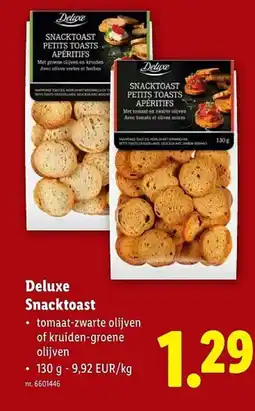 Lidl Deluxe Snacktoast aanbieding