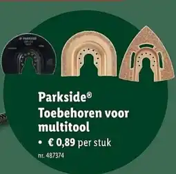 Lidl Parkside toebehoren voor multitool aanbieding