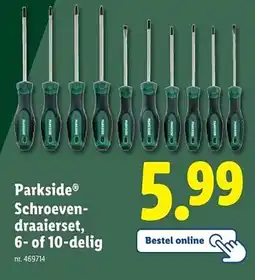 Lidl Parkside Schroeven draaierset aanbieding