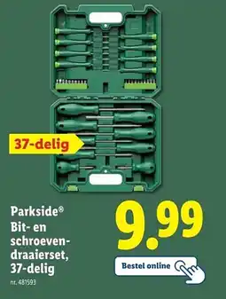 Lidl Parkside Bit- en schroeven draaierset aanbieding