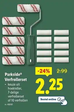 Lidl Parkside Verfrollerset aanbieding