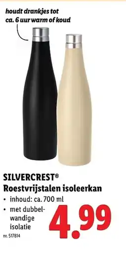 Lidl SILVERCREST Roestvrijstalen isoleerkan aanbieding