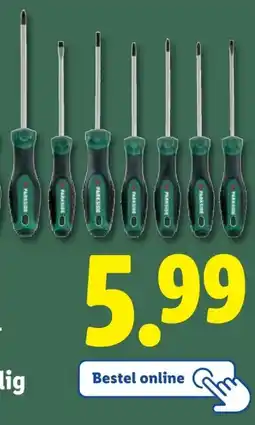 Lidl ParksideⓇ Schroeven- draaierset, 6- of 10-delig aanbieding