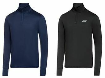 Lidl CRIVIT® Thermoshirt met lange mouwen en sportieve opstaande kraag aanbieding