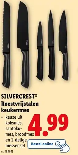 Lidl SILVERCRESTⓇ Roestvrijstalen keukenmes aanbieding