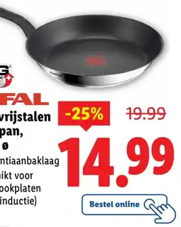 Lidl TEFAL Roestvrijstalen braadpan, 24 cm aanbieding