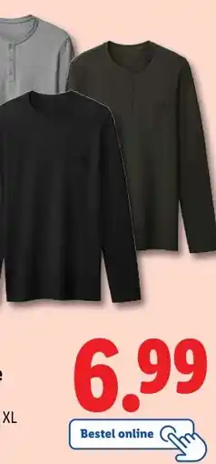 Lidl esmaraⓇ Shirt met lange mouwen aanbieding