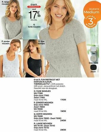 Damart Fijne bandjes aanbieding
