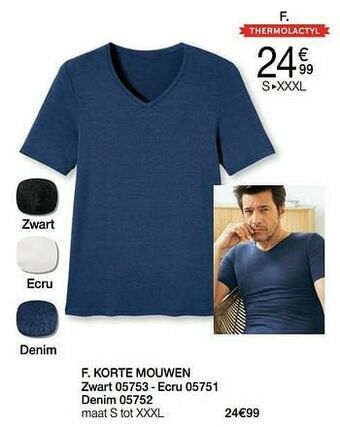 Damart Korte mouwen aanbieding