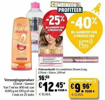 Delhaize Conditioner dream long l’oréal - elsève aanbieding