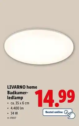 Lidl LIVARNO home Badkamer- ledlamp aanbieding