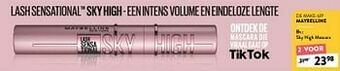 Di Sky high mascara aanbieding