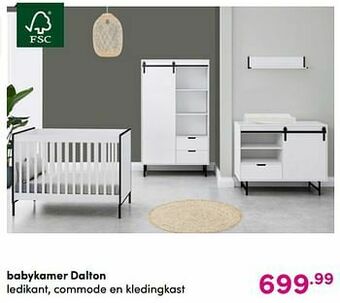 Baby & Tiener Babykamer dalton aanbieding