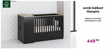 Baby & Tiener Combi ledikant memphis aanbieding
