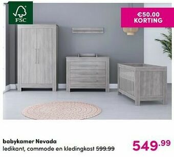 Baby & Tiener Babykamer nevada aanbieding
