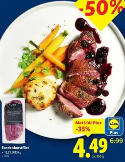 Lidl Eendenborstfilet aanbieding