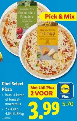 Lidl Chef Select Pizza aanbieding