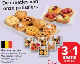 Carrefour Market Gamma taartjes aanbieding