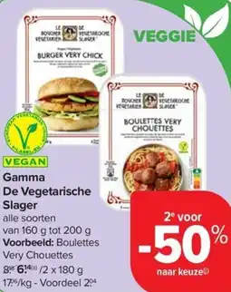 Carrefour Market Gamma De Vegetarische Slager aanbieding