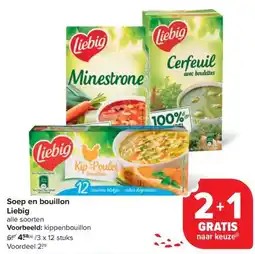 Carrefour Market Liebig Soep en bouillon aanbieding