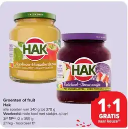 Carrefour Market Hak Groenten of fruit aanbieding