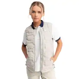 Decathlon Dames Golf geïsoleerd vest Royal-W Sand Beige aanbieding