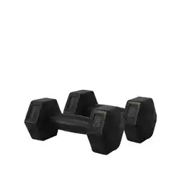 Decathlon ZESHOEKIGE DUMBBLERS 8KG (PAAR) aanbieding