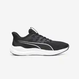 Decathlon HARDLOOPSCHOENEN VOOR HEREN REFLECT LIGHT ZWART/WIT aanbieding