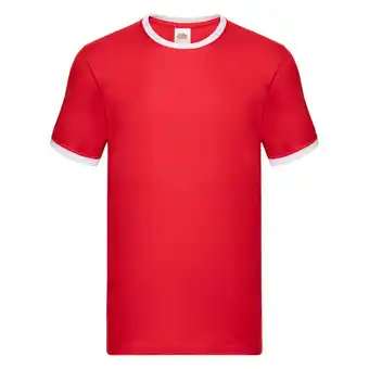 Decathlon Heren Ringer TShirt (Rood/Wit) aanbieding
