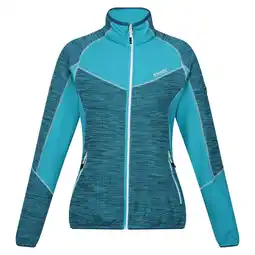 Decathlon Dames Hepley II Full Zip Fleecejack (Marokkaans blauw/Tahoe blauw) aanbieding