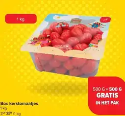 Carrefour Market Box kerstomaatjes aanbieding