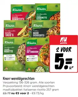 Jumbo Knorr wereldgerechten aanbieding