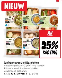 Jumbo Jumbo nieuwe maaltijdpakketten aanbieding