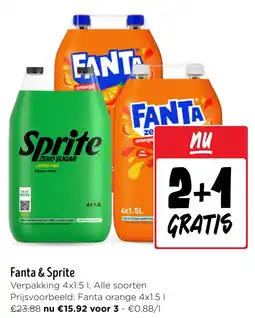 Jumbo Fanta & Sprite aanbieding