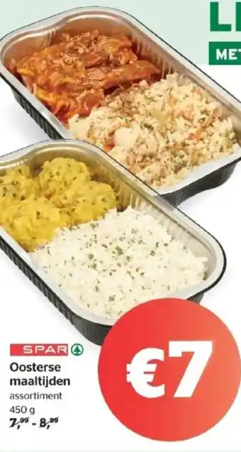 Oosterse maaltijden assortiment