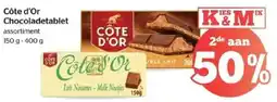 Spar Côte d'Or Chocoladetablet aanbieding