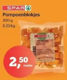 Spar Pompoenblokjes aanbieding